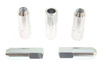 Wheel lug nuts JBR 60mm M12 x1,25 Silver