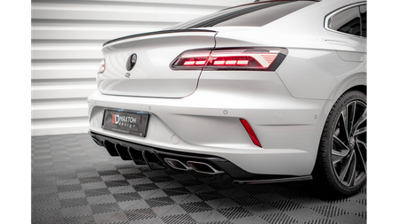 Diffuser Volkswagen Arteon R Rear Valance Gloss Black