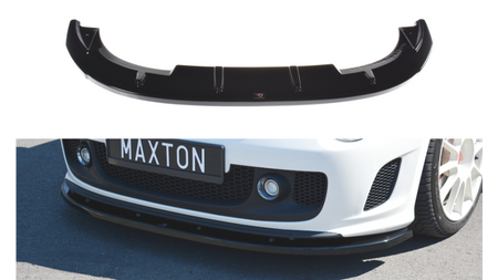 Splitter Fiat 500 Abarth I Front v.2 Gloss Black