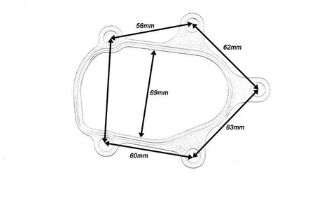 TurboWorks Turbo gasket Subaru WRX STI