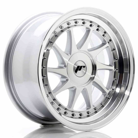 JR Wheels JR26 16x8 ET10-30 BLANK Silver Machined Face