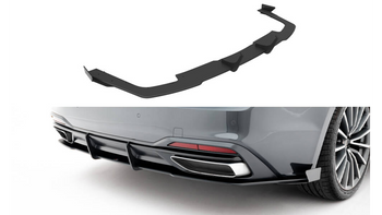 Diffuser Audi A5 F5 Facelift Rear Street Pro Gloss Flaps Red