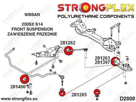 Front anti roll bar link bush SPORT