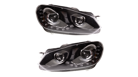 Lights Volkswagen Golf VI Front Chrome