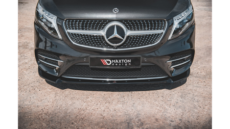 Splitter Mercedes-Benz V W447 Facelift przód v.3 Gloss Black