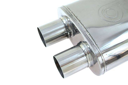 Center Muffler 51mm TurboWorks LT 409SS 355mm