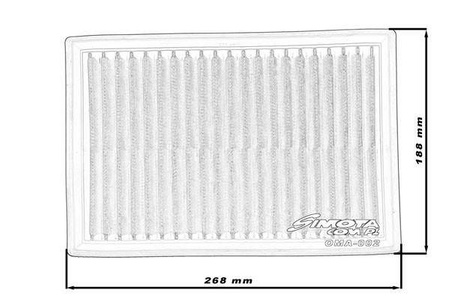 Wkładka Simota OMA002 268x188mm