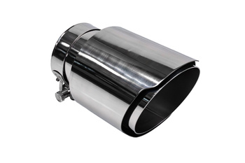 Końcówka tłumika 101mm wejście 70mm Polerowana