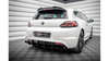 Splitter Volkswagen Scirocco III R Tył Boczne Street Pro Black + Gloss Flaps