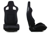 Racing seat GLOCK Suede Black