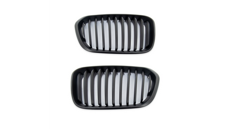 Grill BMW 1 F20 F21 Facelift pojedyncze żeberka Matt Black