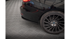 Splitter BMW 3 F34 Rear Central with Diffuser Gloss Black