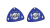 Camber Plates Subaru Impreza GC Rear Blue