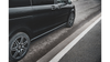 Dokładka Mercedes-Benz V Long W447 Facelift Progi Gloss Black