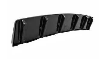 Splitter Audi S6 C7 Avant Rear Central with Diffuser Gloss Black