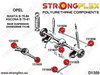 Rear tie bar to chassis bushes