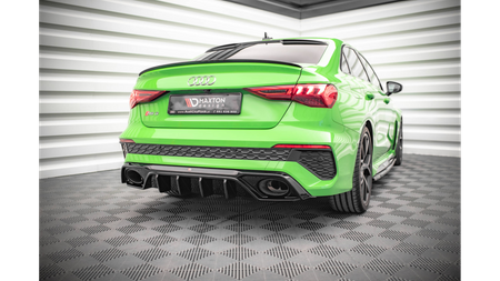 Diffuser Audi RS3 8Y Rear Valance Gloss Black