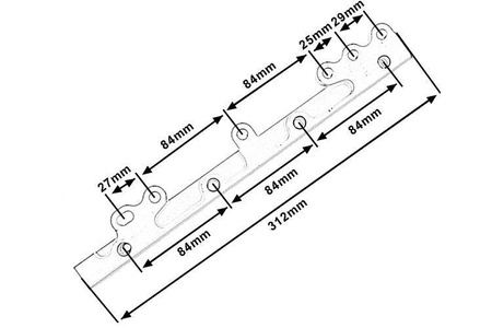 Fuel rail Honda Civic 88-00 D12 D13 D14 D15 D16 ZC SOHC Purple