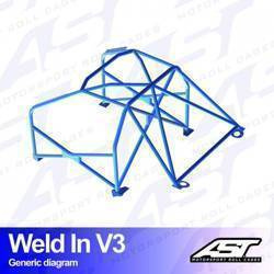 Roll Cage MAZDA MX-3 (EC) 3-doors Coupe WELD IN V3