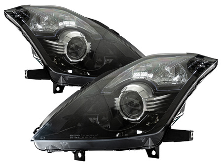 Zestaw Lamp Halogenowych Black Nissan 350Z 