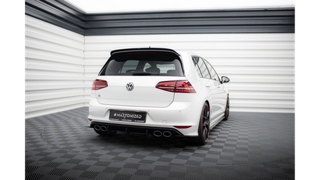 Dyfuzor Volkswagen Golf 7 R Tył + Splittery Tylne Boczne