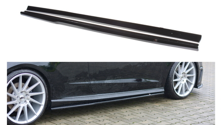 Diffuser Audi S3 8V Facelift Side Skirts Gloss Black