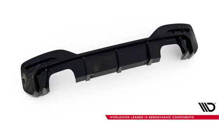 Diffuser BMW 1 F20 Facelift M-Pack Rear Valance Double Exhaust Version both side Gloss Black