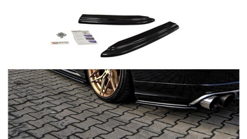 Splitter Audi S8 D4 Facelift Tył Boczne Gloss Black