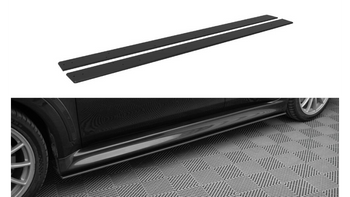Side Skirts Mitsubishi Lancer EVO X Street Pro Black-Red