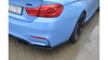 Splitter BMW 4 F82 M-Pack Tył Boczne v.1 Gloss Black
