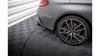 Splitter Mercedes-Benz C C205 C43 Facelift Rear Side Street Pro Black