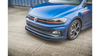 Splitter Volkswagen Polo VI GTI Front Racing Durability Black-Red