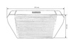 Intercooler TurboWorks 400x300x102 tylny Czarny