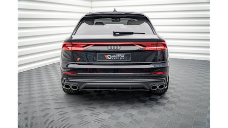 Splitter Audi SQ8 4M Rear Central with Diffuser Gloss Black