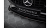 Splitter Mercedes-Benz A W177 A35 Facelift Przód Pro + flaps Black