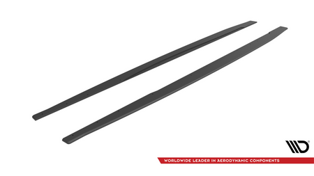 Diffuser Audi A5 F5 Side Skirts Street Pro Black-Red