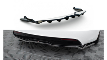 Splitter Tesla Model S Plaid I Facelift Tył Środkowy z Dyfuzorem v.2