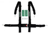 Racing seat belts 4p 2" Black Takata Replica