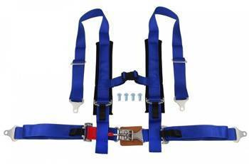 Racing seat belts 4p 2" Blue - Offroad