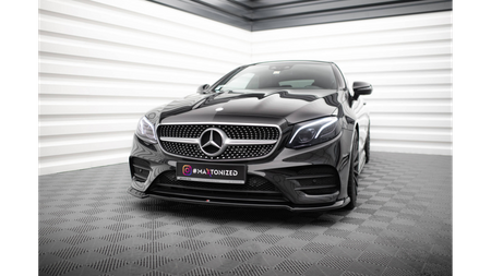 Splitter Mercedes-Benz E W213 (C238) Cabriolet (A238) 53 AMG Front v.2 Gloss Black