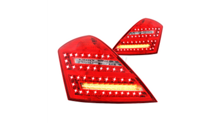 Lights Mercedes-Benz S W221 Rear LED Red-Clear