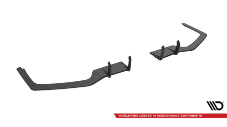 Splitter Honda Civic X Facelift Sport Tył Boczne Street Pro Black-Red