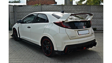 Splitter Honda Civic IX Type-R Rear Side Racing