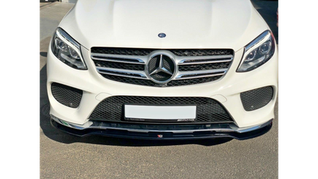 Splitter Mercedes-Benz GLE W166 AMG-Line Front v.1 Gloss Black