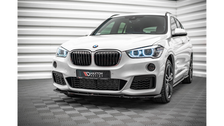 Splitter BMW X1 F48 M-Pack przód v.1 Gloss Black