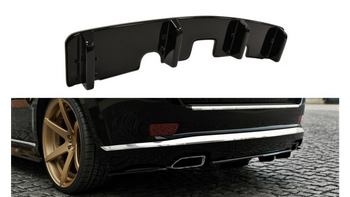 Splitter Jeep Grand Cherokee WK2 Summit Facelift Rear Central with Diffuser Gloss Black