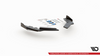 Splitter BMW 1 F20 M-Pack Tył Boczne Racing Durability Black-Red + Gloss Flaps