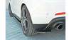 Splitter Alfa Romeo Giulietta Zender Rear Side Gloss Black