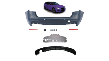 Bumper BMW 3 F31 Rear with Diffuser