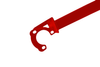 Front upper strut bar Honda Accord VI Red